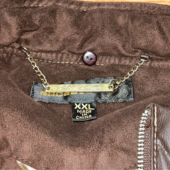 ROCAWEAR Sz XXL VEST BROWN & LOGO EMBROIDERED - Picture 5 of 10